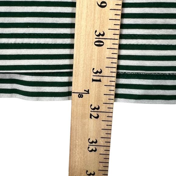 Peter Millar Striped Polo Shirt Mens XL Green Striped Pullover Cotton Casual - Picture 9 of 9